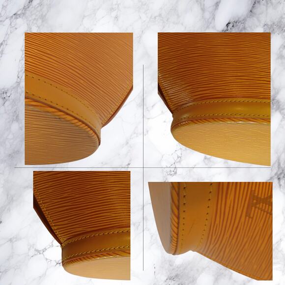 Louis Vuitton Epi Saint Jacques Handbag, Yellow with Dust Bag - Picture 12 of 16